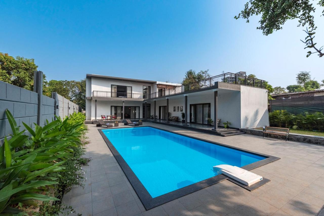 Saffronstays Mayfair Gardens 4 Bedroom Petfriendly Pool Villa Alibag Exterior photo