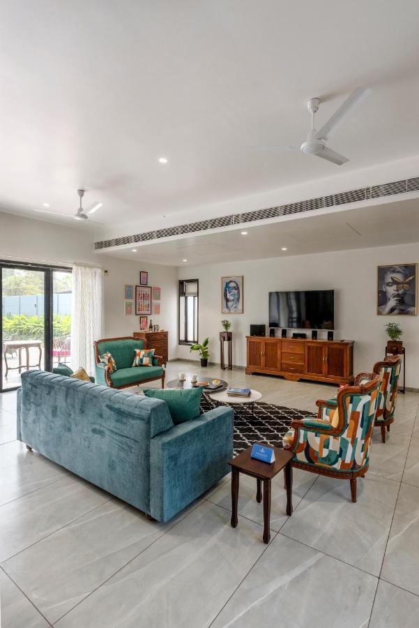 Saffronstays Mayfair Gardens 4 Bedroom Petfriendly Pool Villa Alibag Exterior photo